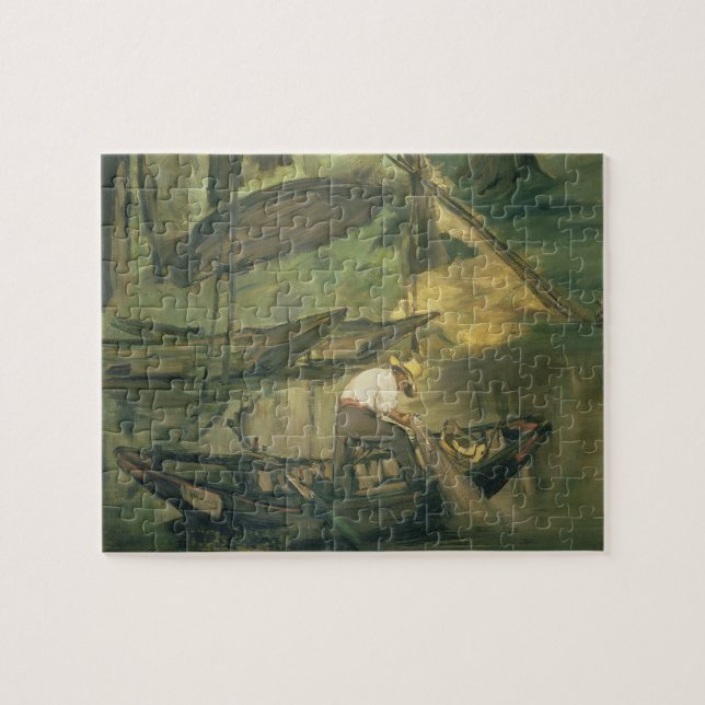 Manet | The Fisherman, c.1861 Jigsaw Puzzle (Horizontal)
