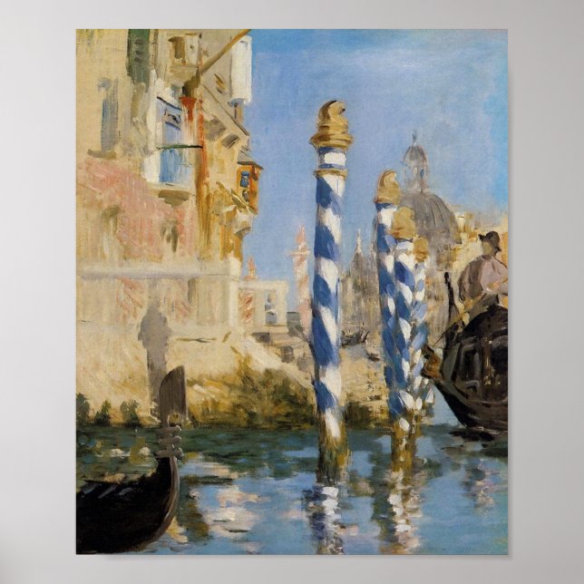 Manet, The Grand Canal, Venice Poster (Front)