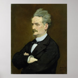 Manet The Journalist Henri Rochefort , 1881 Poster