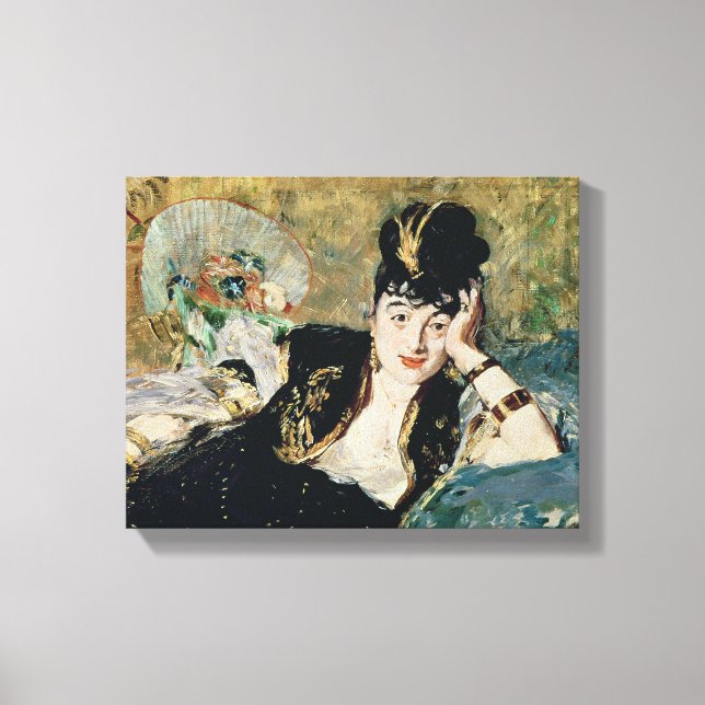 Manet | The Lady with Fans Canvas Print (Front)