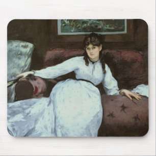 Manet The Rest, portrait of Berthe Morisot Mouse Pad
