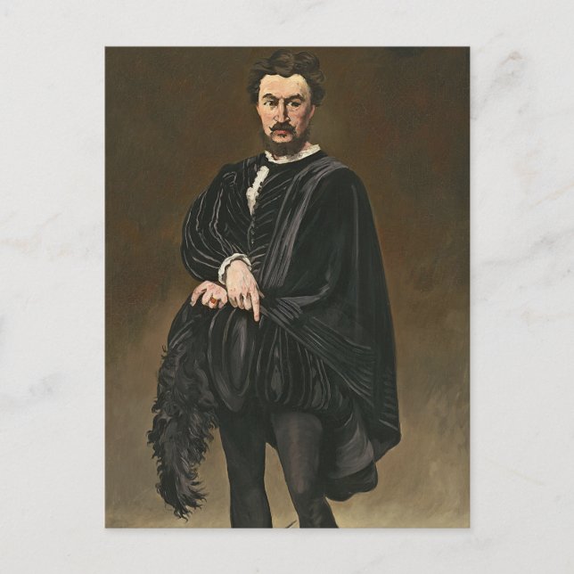 Manet | The Tragedian Actor (Rouviere as Hamlet) Postcard (Front)