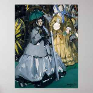 Manet - Women At Races Poster