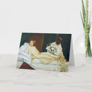 Manet's Olympia Thank You Card