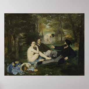 Manet's The Luncheon on the Grass Poster