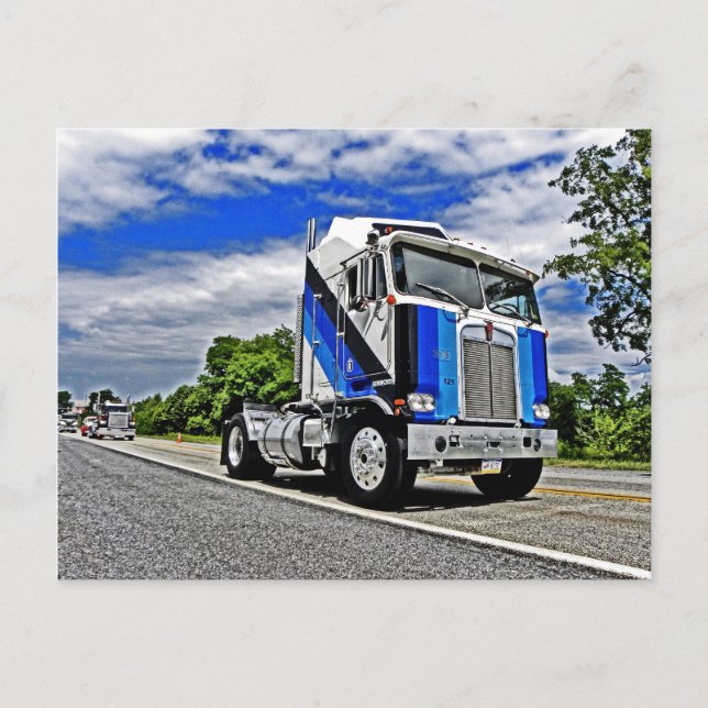 Maney's Aerodyne Cabover Postcard (Front)