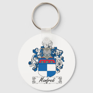 Manfredi Family Crest Key Ring