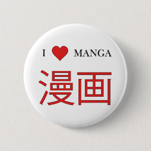 Manga 6 Cm Round Badge