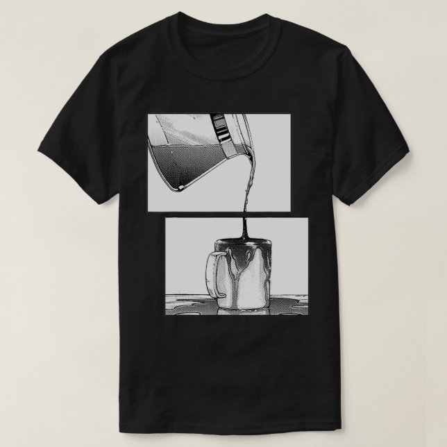 Manga Coffee Break  T-Shirt (Design Front)