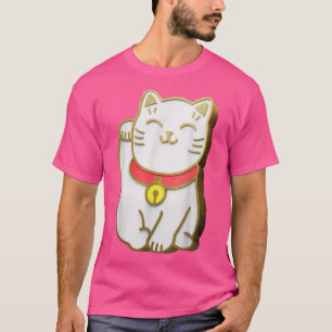 Manga Cute Japanese Kawaii Lucky Cat MenekiNeko Ja T-Shirt