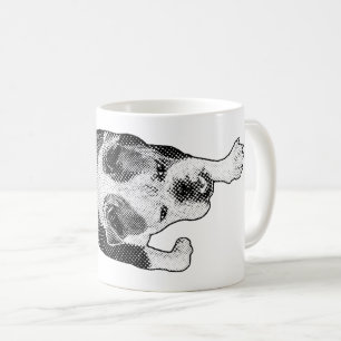 Manga Dot Dog Walks Into Bold Morning Moments Coffee Mug