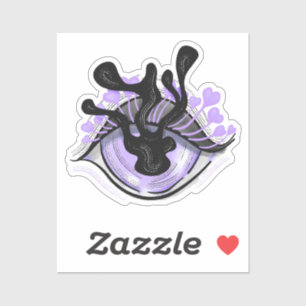 Manga Eye Goth Creepy Weird Purple Horror Anime