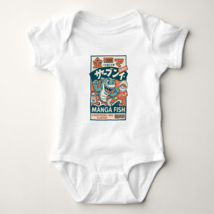 Manga Fish Baby Bodysuit