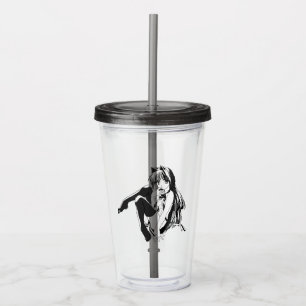 Manga, Neko Catgirl Furry Kawaii Loli Acrylic Tumbler