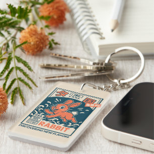 Manga Rabbit Key Ring