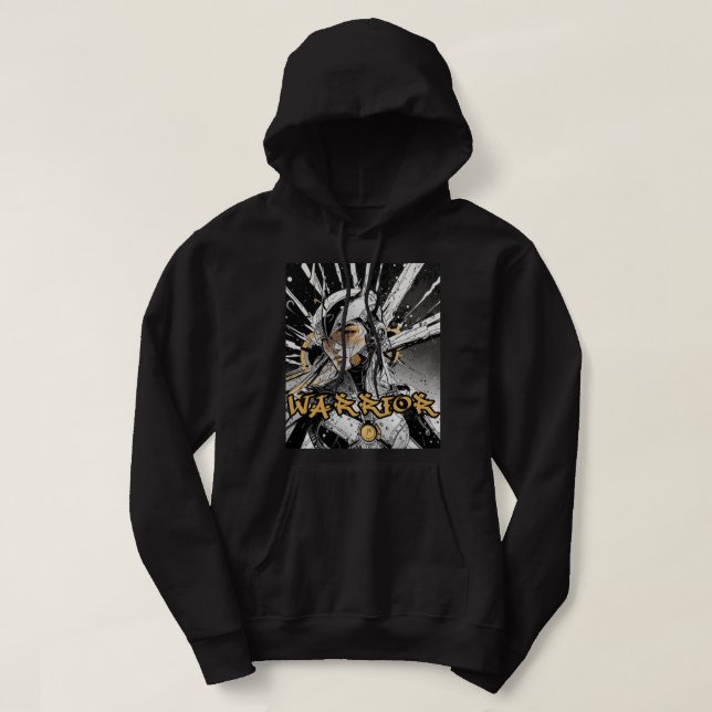 Manga warrior hoodie (Design Front)
