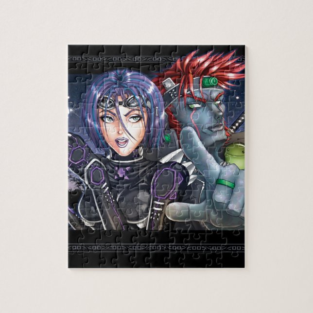 Manga Warriors Jigsaw Puzzle (Vertical)