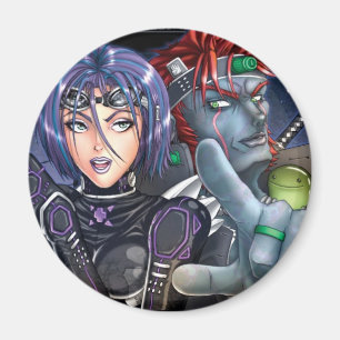 Manga Warriors Magnet