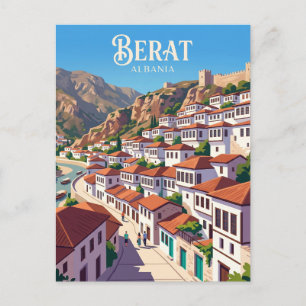 Mangalem District (1,000 Windows) Albania Postcard