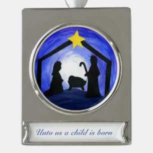 Manger Scene - ornament