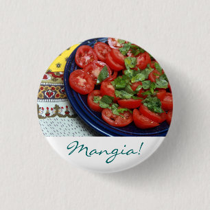 Mangia! 3 Cm Round Badge