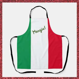 Mangia Italian Flag Apron