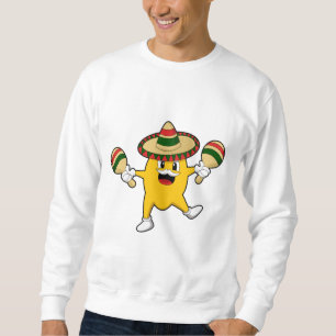 Mango as Musician with Maraca Sweatshirt