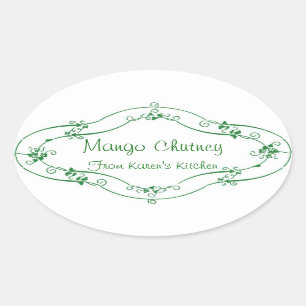 Mango Chutney customisable labels