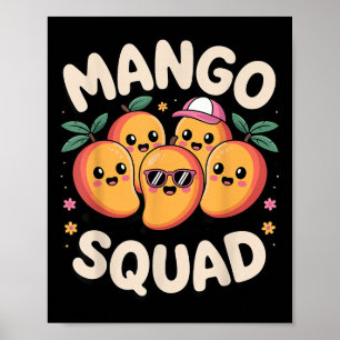 Mango Costume For Men Women Kids Fruit Mango Lover Poster