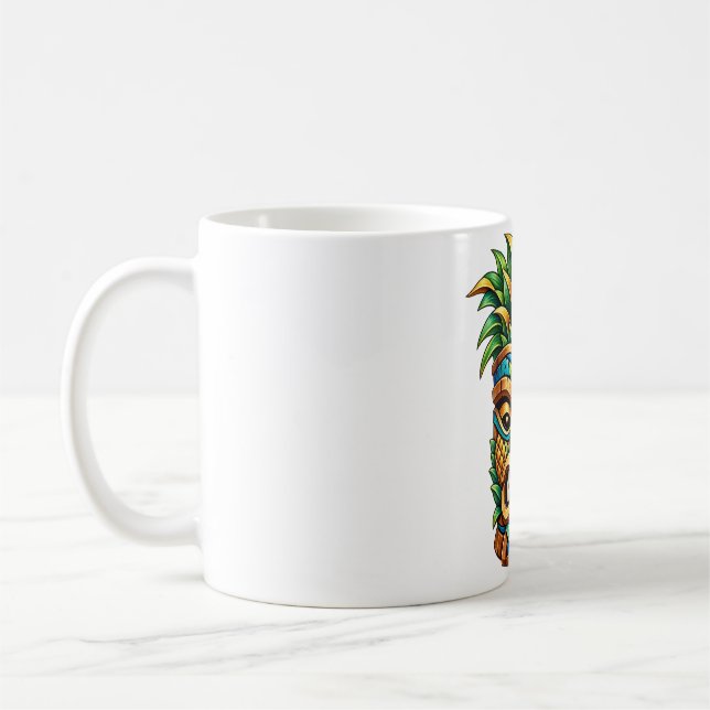 Mango Crown Tiki Coffee Mug (Left)