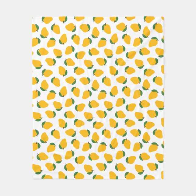 Mango Fleece Blanket (Front)