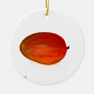Mango fruit ceramic tree decoration