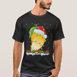 Mango Fruit Lover Matching Santa Hat Mango Christm T-Shirt