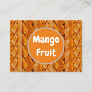 Mango Fruit Pattern Business Card