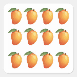 Mango Fruit  Square Sticker