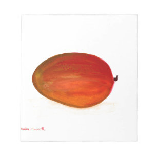 Mango fruit watercolor tropical orange  notepad