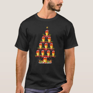 Mango Fruit  Xmas Holiday Santa Mango Christmas Tr T-Shirt