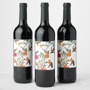 Mango Hummingbird by John James Audubon Wine Label