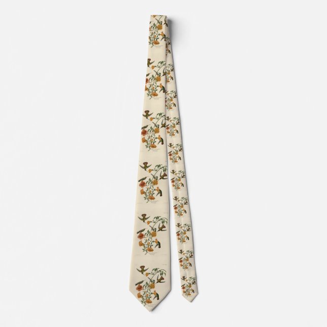 Mango Hummingbird from Audubon's Birds of America Tie (Front)