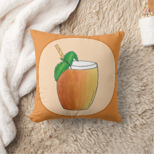 Mango Lassi Refreshing Indian Yoghurt Fruit Drink Cushion
