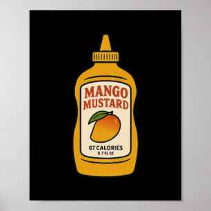 Mango Mustard 67 Six Seven 6-7 - Funny Brainrot Ki Poster