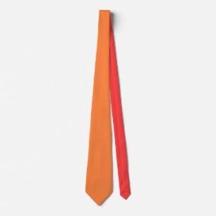 Mango Orange Colour Decor ready to customise Tie