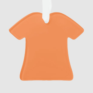 Mango Orange Colour Style ready to customise Ornament