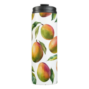 Mango Pattern Thermal Tumbler