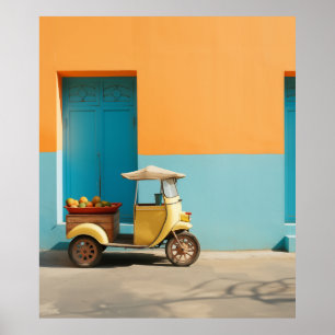 Mango Riksja Scooter Poster