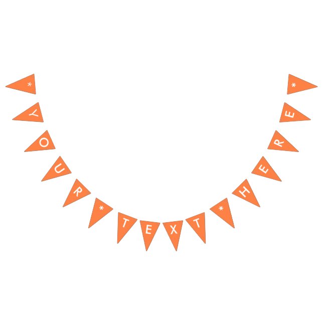 Mango Solid Colour Customise It Bunting (All)