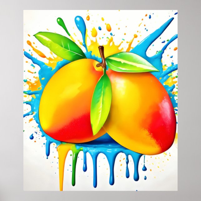 Mango Splash of Colour Poster (Front)