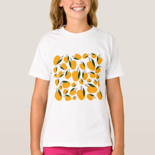 Mango Summer Fruit Pattern  T-Shirt