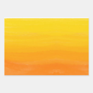 Mango sunset wrapping paper sheet