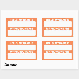 Mango Tango Name & Pronoun Labels